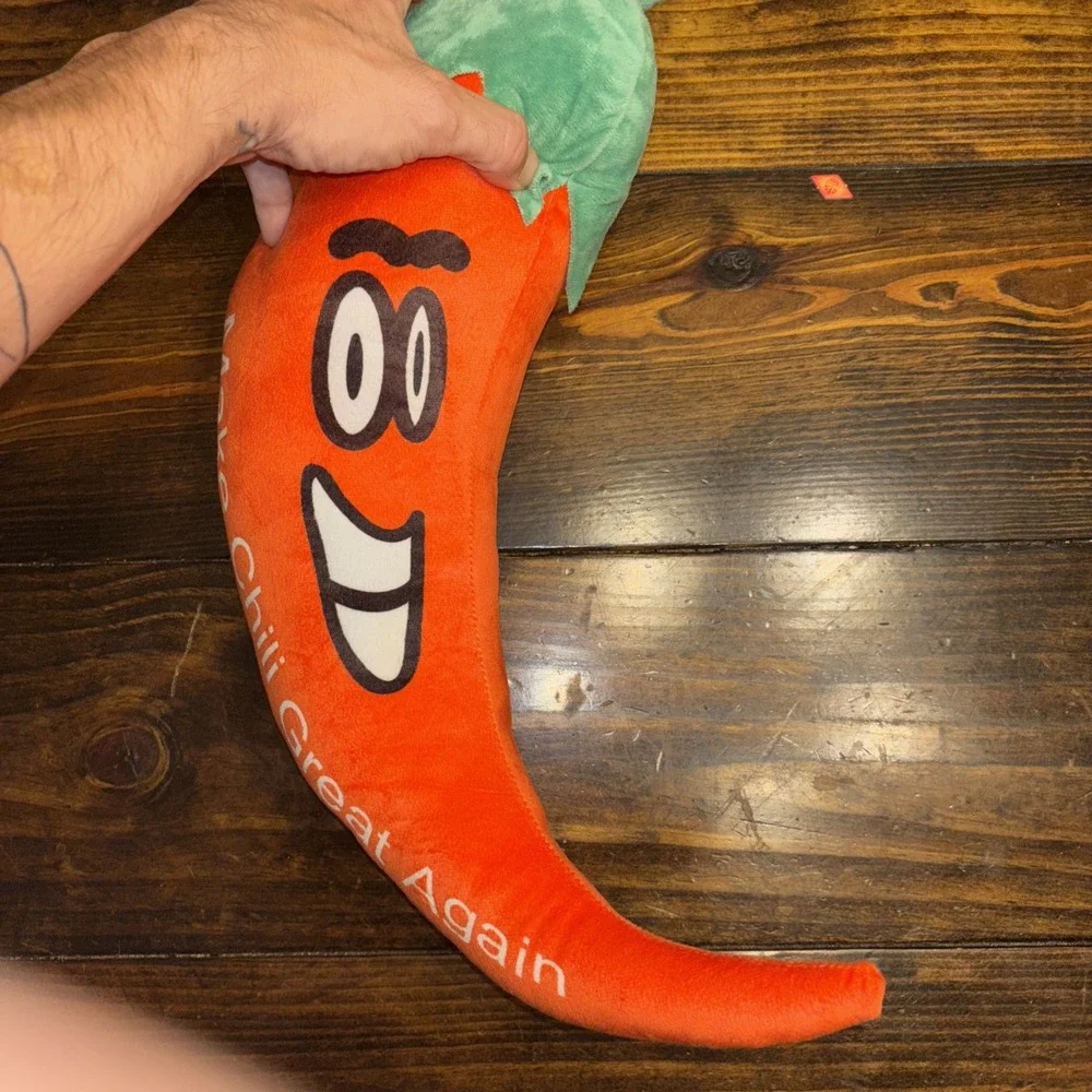 Funny Chili‎ Pepper Food Plush Pillow Make Chili Great Again Novelty Toy